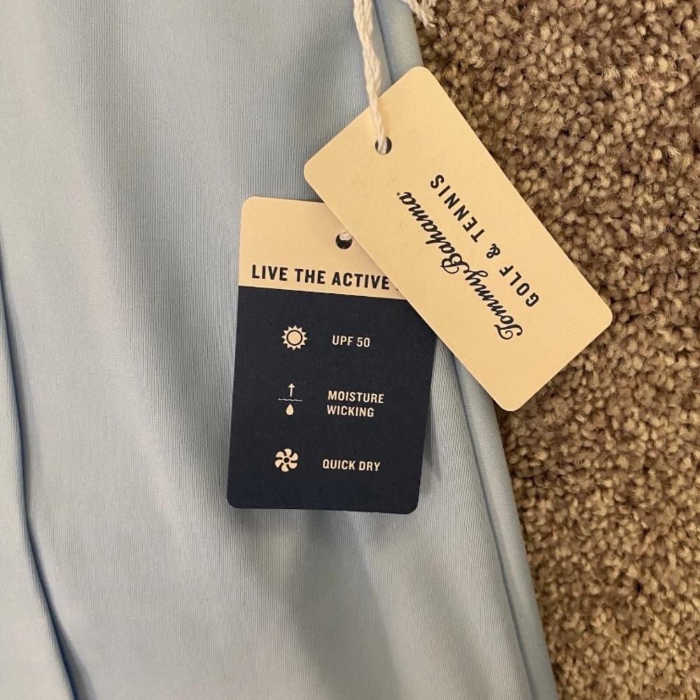 Tommy Bahama Womens Pull On Side Pleated Light Blue Active Skort Size M - NWT - Picture 13 of 14
